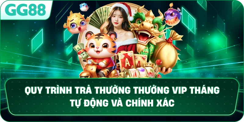 Quy trình trả thưởng THƯỞNG VIP THÁNG tự động và chính xác.